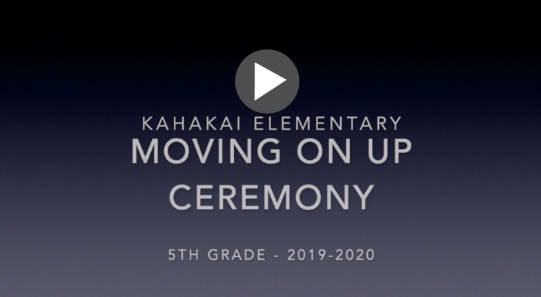 Video of 5th Grade Virtual Moving on Up Ceremony