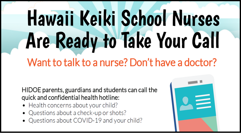 Picture for link to Goto the Hawaii Keiki School Nurses Flyer